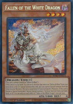 Fallen of the White Dragon [BPRO-EN024] - Burst Protocol 1st Edition - Secret Rare - Trinity Hobby