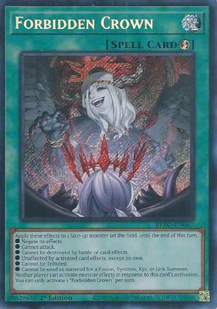Forbidden Crown [BPRO-EN067] - Burst Protocol 1st Edition - Secret Rare - Trinity Hobby