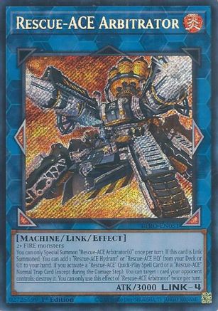 Rescue-ACE Arbitrator [BPRO-EN051] - Burst Protocol 1st Edition - Secret Rare - Trinity Hobby