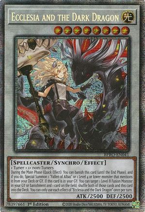 Ecclesia and the Dark Dragon (Starlight Rare) [BPRO-EN041] - Burst Protocol 1st Edition - Starlight Rare - Trinity Hobby