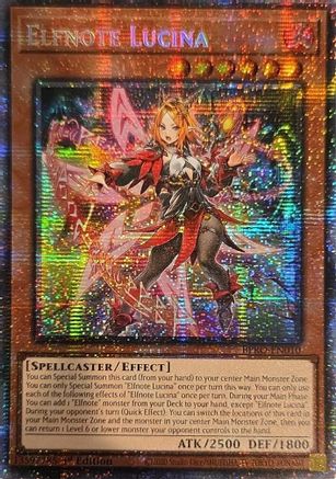 Elfnote Lucina (Starlight Rare) [BPRO-EN010] - Burst Protocol 1st Edition - Starlight Rare - Trinity Hobby