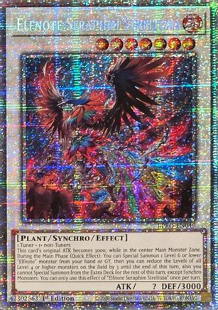 Elfnote Seraphim Strelitzia (Starlight Rare) [BPRO-EN040] - Burst Protocol 1st Edition - Starlight Rare - Trinity Hobby