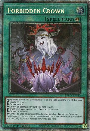 Forbidden Crown (Starlight Rare) [BPRO-EN067] - Burst Protocol 1st Edition - Starlight Rare - Trinity Hobby