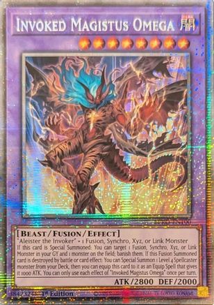 Invoked Magistus Omega (Starlight Rare) [BPRO-EN100] - Burst Protocol 1st Edition - Starlight Rare - Trinity Hobby