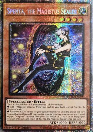 Spenta, the Magistus Sealer (Starlight Rare) [BPRO-EN098] - Burst Protocol 1st Edition - Starlight Rare - Trinity Hobby