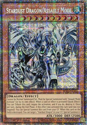 Stardust Dragon/Assault Mode [BPRO-EN101] - Burst Protocol 1st Edition - Starlight Rare - Trinity Hobby
