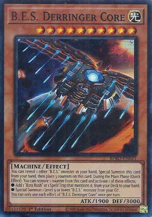 B.E.S. Derringer Core [BPRO-EN021] - Burst Protocol 1st Edition - Super Rare - Trinity Hobby
