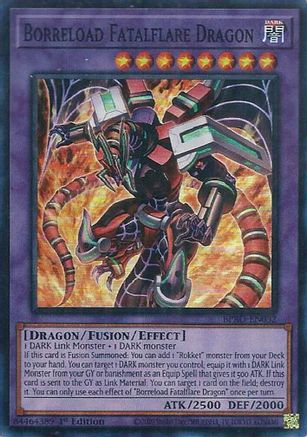 Borreload Fatalflare Dragon [BPRO-EN032] - Burst Protocol 1st Edition - Super Rare - Trinity Hobby