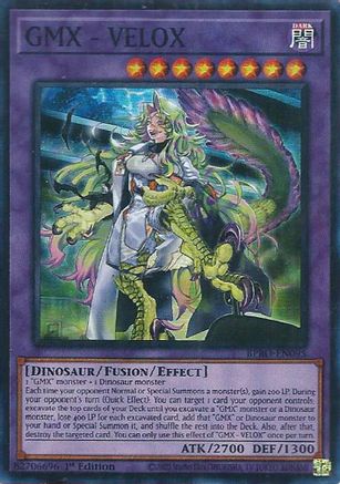 GMX - VELOX [BPRO-EN095] - Burst Protocol 1st Edition - Super Rare - Trinity Hobby