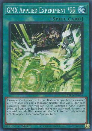 GMX Applied Experiment #55 [BPRO-EN096] - Burst Protocol 1st Edition - Super Rare - Trinity Hobby
