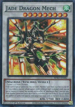 Jade Dragon Mech [BPRO-EN082] - Burst Protocol 1st Edition - Super Rare - Trinity Hobby
