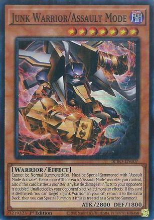 Junk Warrior/Assault Mode [BPRO-EN007] - Burst Protocol 1st Edition - Super Rare - Trinity Hobby