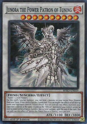 Junora the Power Patron of Tuning [BPRO-EN039] - Burst Protocol 1st Edition - Super Rare - Trinity Hobby