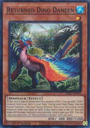 Returned Dino Daneen [BPRO-EN093] - Burst Protocol 1st Edition - Super Rare - Trinity Hobby