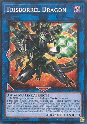 Trisborrel Dragon [BPRO-EN048] - Burst Protocol 1st Edition - Super Rare - Trinity Hobby