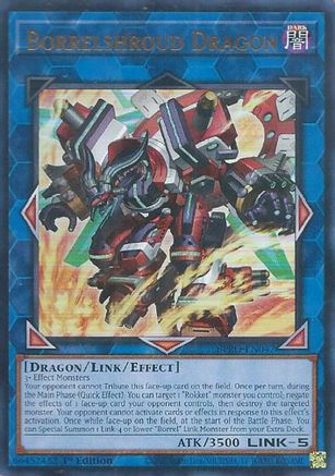 Borrelshroud Dragon [BPRO-EN047] - Burst Protocol 1st Edition - Ultra Rare - Trinity Hobby