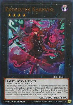 Exosister Karmael [BPRO-EN044] - Burst Protocol 1st Edition - Ultra Rare - Trinity Hobby