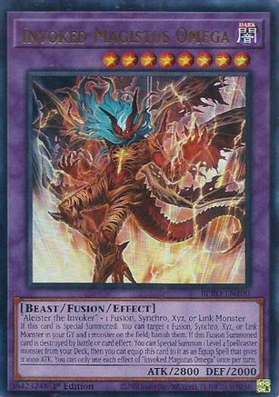 Invoked Magistus Omega [BPRO-EN100] - Burst Protocol 1st Edition - Ultra Rare - Trinity Hobby