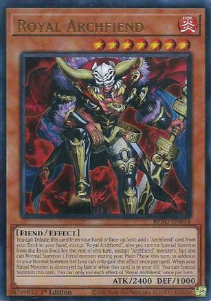 Royal Archfiend [BPRO-EN014] - Burst Protocol 1st Edition - Ultra Rare - Trinity Hobby