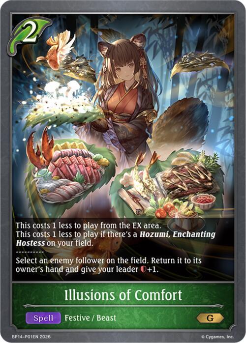 Illusions of Comfort - P01 (Foil) - BP14: Banquet of Dreams (BP14-P01EN) - Trinity Hobby