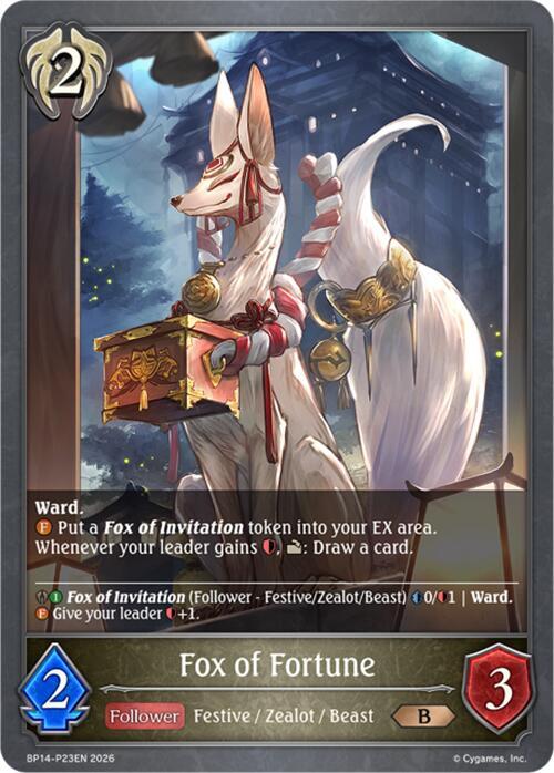 Fox of Fortune - P23 (Foil) - BP14: Banquet of Dreams (BP14-P23EN) - Trinity Hobby