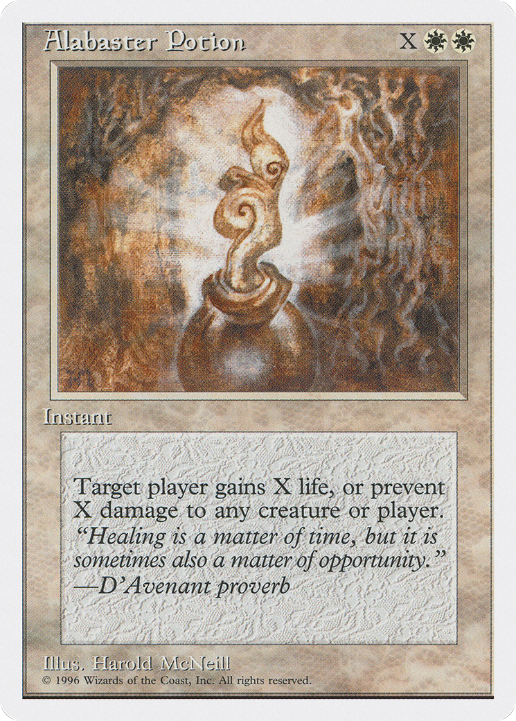Alabaster Potion [Introductory Two-Player Set] - Trinity Hobby