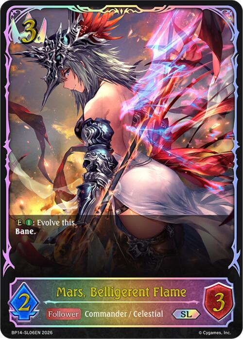 Mars, Belligerent Flame (SL) - BP14: Banquet of Dreams (BP14-SL06EN) - Trinity Hobby