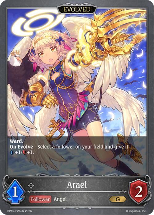 Arael (Evolved) - P26 (Foil) - BP15: Trial of the Omens (BP15-P26EN) - Trinity Hobby