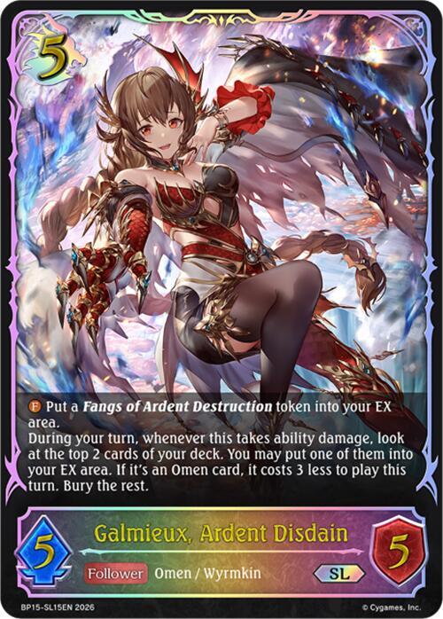 Galmieux, Ardent Disdain (SL) - BP15: Trial of the Omens (BP15-SL15EN) - Trinity Hobby