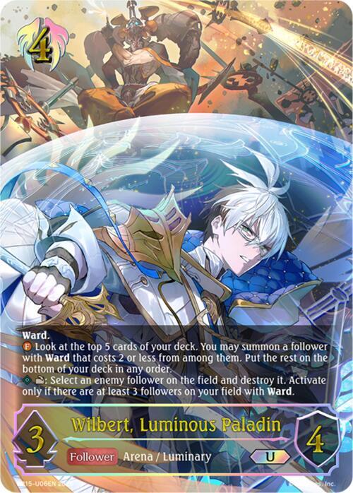 Wilbert, Luminous Paladin (U) - BP15: Trial of the Omens (BP15-U06EN) - Trinity Hobby