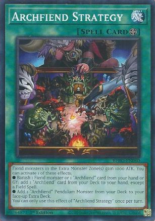 Archfiend Strategy [BPRO-EN060] - Burst Protocol 1st Edition - Rare - Trinity Hobby