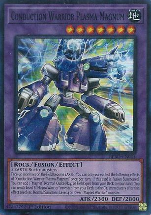Conduction Warrior Plasma Magnum [BPRO-EN034] - Burst Protocol 1st Edition - Super Rare - Trinity Hobby