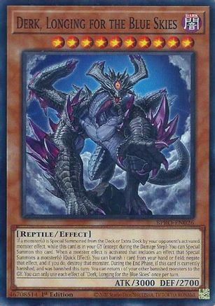 Derk, Longing for the Blue Skies [BPRO-EN026] - Burst Protocol 1st Edition - Common / Short Print - Trinity Hobby