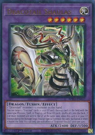 Dracotail Shaulas [BPRO-EN037] - Burst Protocol 1st Edition - Ultra Rare - Trinity Hobby