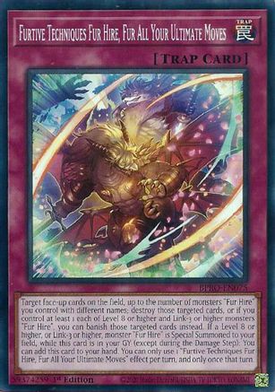 Furtive Techniques Fur Hire, Fur All Your Ultimate Moves [BPRO-EN075] - Burst Protocol 1st Edition - Common / Short Print - Trinity Hobby