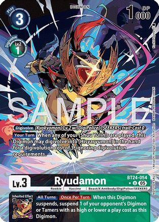 Ryudamon (Alternate Art) (BT24-054) - [Time Stranger] Foil