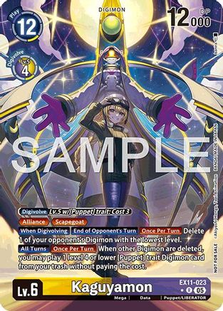 Kaguyamon (Box Topper) (EX11-023) - [Dawn of Liberator] Foil - Trinity Hobby