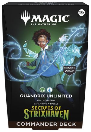 Secrets of Strixhaven Commander Deck - Quandrix Unlimited - Trinity Hobby