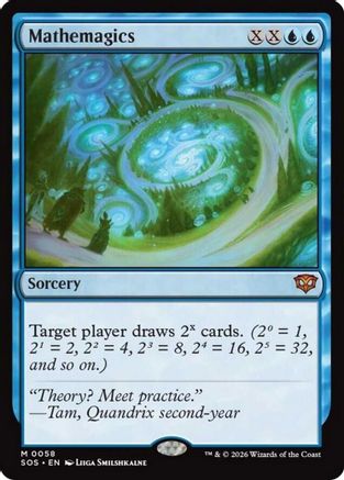 Mathemagics  [Foil]  (SOS-058) - [Secrets of Strixhaven] - Trinity Hobby