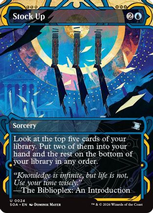 Stock Up  [Foil]  (SOA-024) - [Secrets of Strixhaven: Mystical Archive] - Trinity Hobby