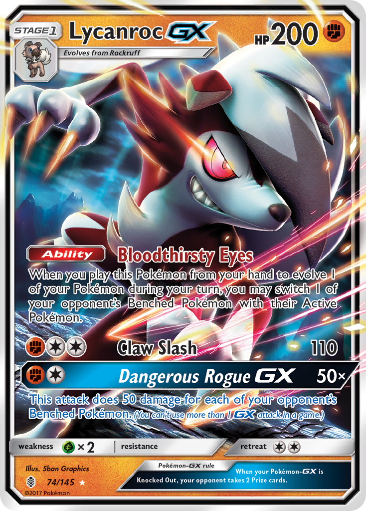 Lycanroc GX (74/145) [Sun & Moon: Guardians Rising] - Trinity Hobby
