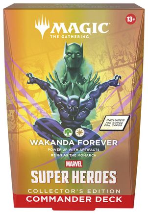 Marvel Super Heroes Commander Deck - Wakanda Forever (Collector's Edition) - Trinity Hobby