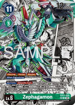 Zephagamon (SP) (EX11-035) - [Dawn of Liberator] Foil