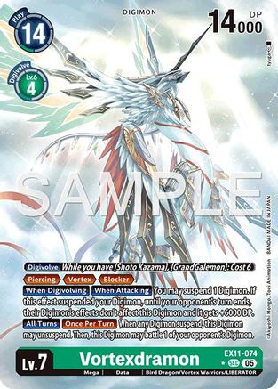 Vortexdramon (Alternate Art) (EX11-074) - [Dawn of Liberator] Foil