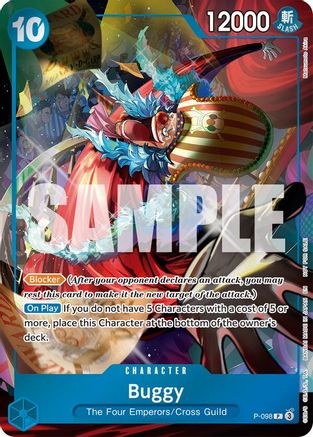 Buggy (Event Pack Vol. 8) (P-098) - [One Piece Promotion Cards] Foil