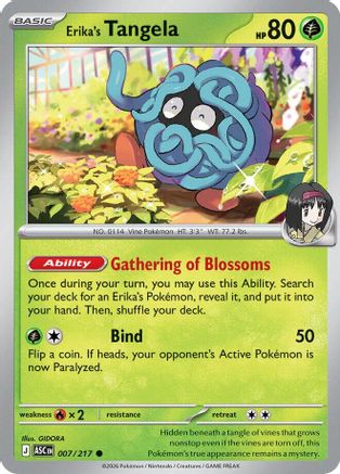 Erika's Tangela - (007/217) [ME Ascended Heroes] - Trinity Hobby