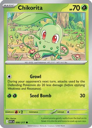 Chikorita - (008) [ME Ascended Heroes] - Trinity Hobby