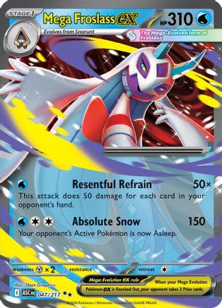 Mega Froslass ex - (047/217) Holofoil [ME Ascended Heroes] - Trinity Hobby