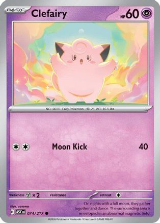 Clefairy - (074/null) Reverse Holofoil [ME Ascended Heroes] - Trinity Hobby