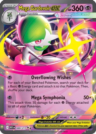 Mega Gardevoir ex - (089) Holofoil [ME Ascended Heroes] - Trinity Hobby